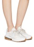 Figure View - Click To Enlarge - NIKE - Air Max Pre-Day' Air Sole Low-Top Lace Up Sneakers