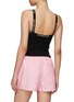 Back View - Click To Enlarge - T BY ALEXANDER WANG - Logo jacquard trim bodycon tank top