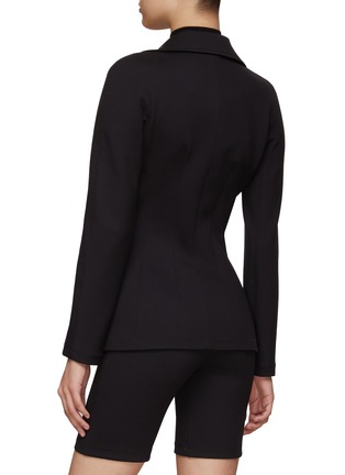Back View - Click To Enlarge - T BY ALEXANDER WANG - ‘Gusset' single-breast fitted blazer