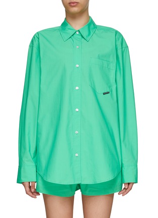 Main View - Click To Enlarge - T BY ALEXANDER WANG - Chest pocket boyfriend shirt