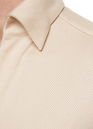  - MAGNUS & NOVUS - Open Collar Cotton Polo Shirt