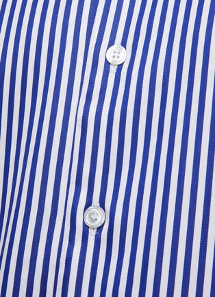  - MAGNUS & NOVUS - Spread Collar Striped Cotton Shirt