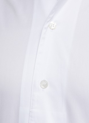  - MAGNUS & NOVUS - Spread Collar Linen Cotton Blend Shirt