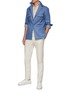 Figure View - Click To Enlarge - MAGNUS & NOVUS - Patch Pocket Linen Cotton Blend Weekender Jacket