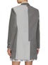 Back View - Click To Enlarge - THOM BROWNE  - OVERSIZED CONTRAST SPORT COAT BLAZER