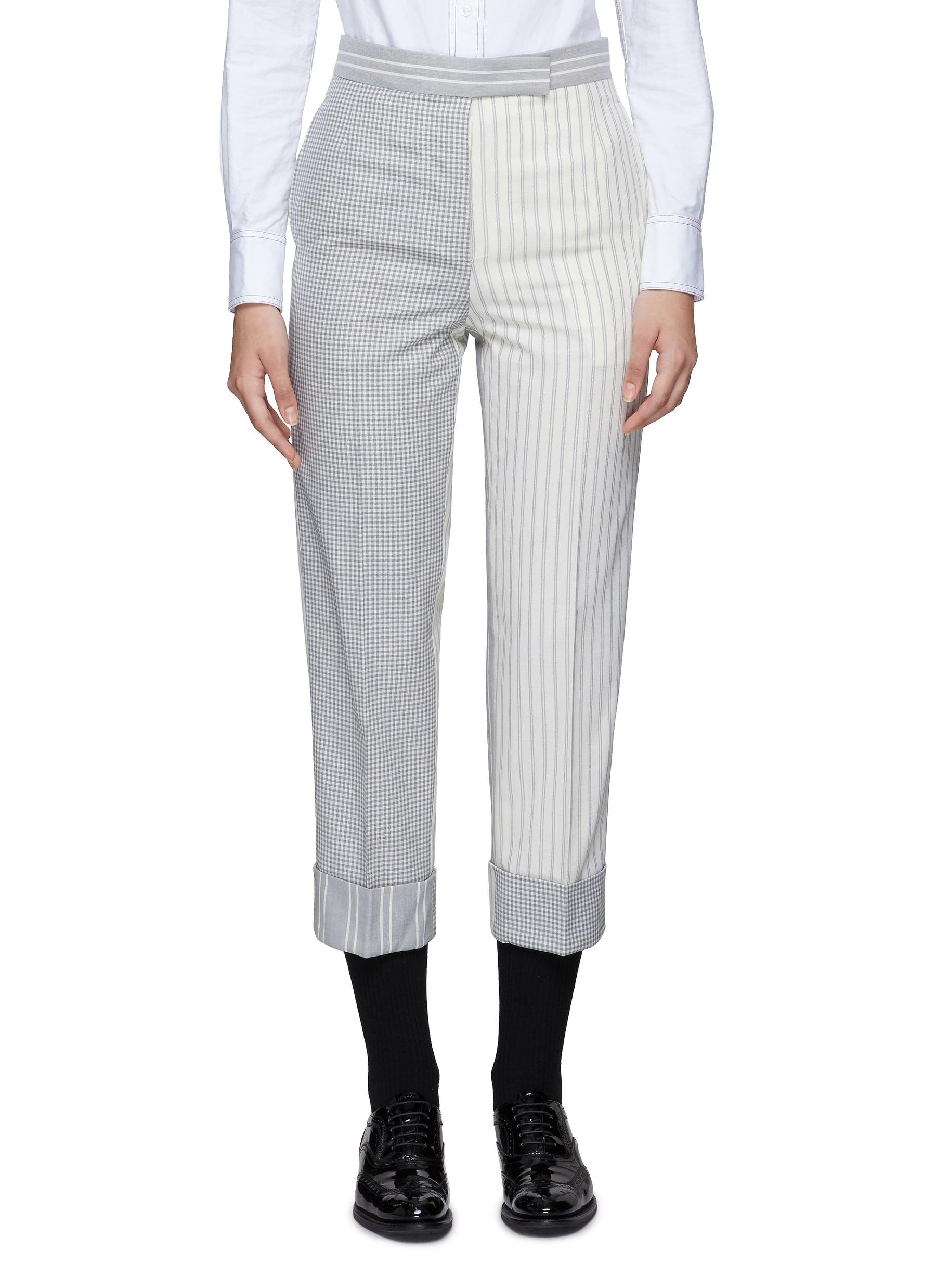 THOM BROWNE CLASSIC BACKSTRAP DETAIL CROPPED SUITING PANTS