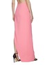 Back View - Click To Enlarge - DAVID KOMA - HIGH WAIST SLIT DETAIL MAXI SKIRT