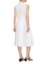 Back View - Click To Enlarge - MARK KENLY DOMINO TAN - ‘Donna' belted sleeveless midi dress