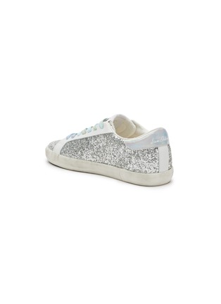 Detail View - Click To Enlarge - SAM EDELMAN - Aubrie Mini' Distressed Glitter Toddler and Kids Sneakers