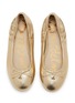Detail View - Click To Enlarge - SAM EDELMAN - ‘FELICIA MINI’ BOW LEATHER KIDS TODDLERS BALLET FLATS