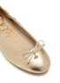 Detail View - Click To Enlarge - SAM EDELMAN - ‘FELICIA MINI’ BOW LEATHER KIDS TODDLERS BALLET FLATS