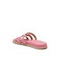 Detail View - Click To Enlarge - SAM EDELMAN - ‘Valeri Mini' logo band kids and toddler leather flat sandals