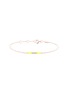 Main View - Click To Enlarge - DJULA - ‘Marbella’ Diamond Pavé 14k Rose Gold Enamel Bracelet