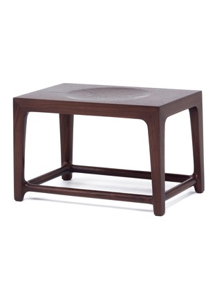 Main View - Click To Enlarge - SHANG XIA - Matt Walnut Mini Stool