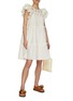 Figure View - Click To Enlarge - SEA NEW YORK - ‘Thora' flutter sleeve tiered tunic dress