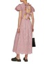 Figure View - Click To Enlarge - SEA NEW YORK - ‘Vienne' eyelet detail smocked midi dress