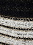  - BALMAIN - Chain detail striped tweed pencil skirt