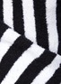  - BALMAIN - ASYMMETRIC BOAT NECK COTTON FUR SWEATER