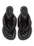 Detail View - Click To Enlarge - JACQUEMUS - ‘Les Sandales Mari' padded leather thong sandals