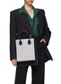 Front View - Click To Enlarge - MOREAU - ‘Suite Junior' logo print leather tote