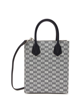 Main View - Click To Enlarge - MOREAU - ‘Suite Junior' logo print leather tote