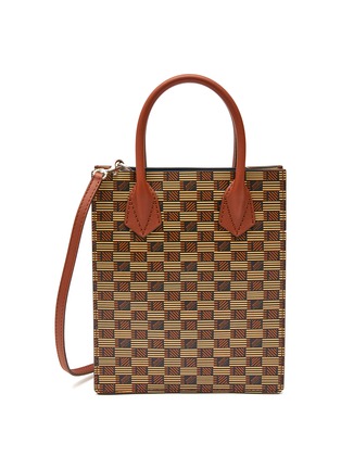 Main View - Click To Enlarge - MOREAU - ‘Suite Junior' logo print leather tote