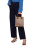 Figure View - Click To Enlarge - MOREAU - ‘Suite Junior' logo print leather tote