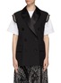 Main View - Click To Enlarge - SACAI - OPEN BACK DOUBLE BREASTED SUITING VEST