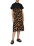 Figure View - Click To Enlarge - SACAI - Leopard print front spread collar shirt dress