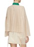 Back View - Click To Enlarge - SACAI - VOILE CONTRAST FLARED LS SHIRT