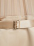  - SACAI - Pleated satin belt detail sleeveless maxi dress