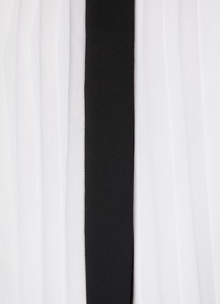  - SACAI - SUITING MIX SHORT SLEEVE WAIST STRAP DETAIL SHIRT DRESS