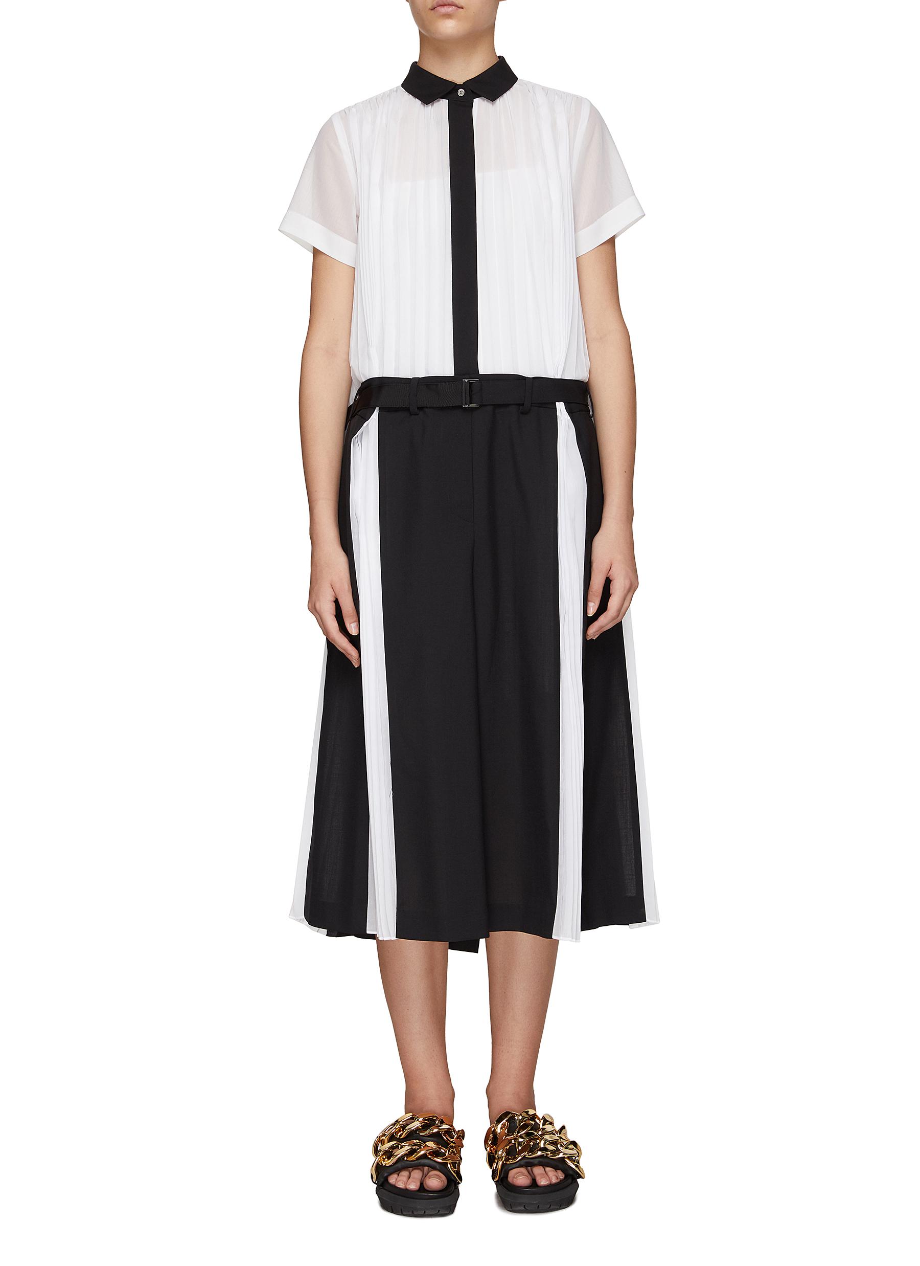 sacai shirt dress