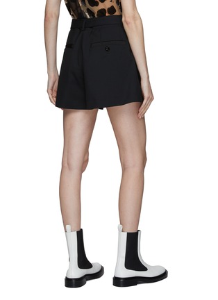 Back View - Click To Enlarge - SACAI - Belted suiting shorts