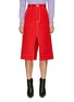 Main View - Click To Enlarge - MERYLL ROGGE - FRONT AND BACK SLIT WORKWEAR MIDI SKIRT