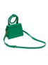 Detail View - Click To Enlarge - JACQUEMUS - ‘Le Chiquito Noeud' logo appliqué top handle leather bag