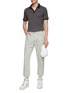 Figure View - Click To Enlarge - RAG & BONE - ‘BECK’ LINEN BLEND STRAIGHT LEG CROPPED JEANS