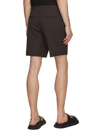 Back View - Click To Enlarge - RAG & BONE - ‘PERRY’ FLAT FRONT SEERSUCKER SHORTS