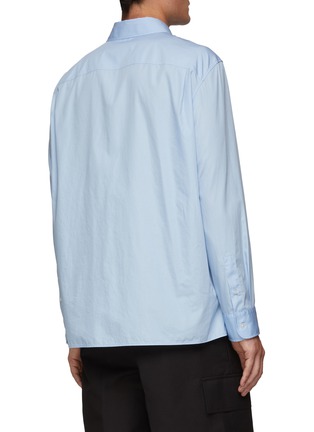 Back View - Click To Enlarge - THE ROW - ‘James' spread collar cotton shirt