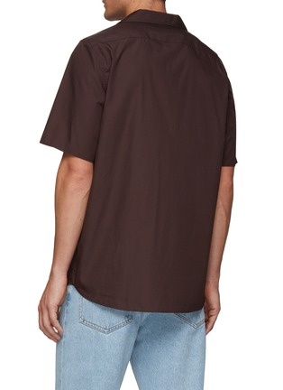 Back View - Click To Enlarge - THE ROW - ‘GIUSEPPE’ SHORT SLEEVE SOFT COTTON SHIRT