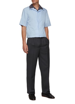 Figure View - Click To Enlarge - THE ROW - ‘Giuseppe' cotton short-sleeved shirt
