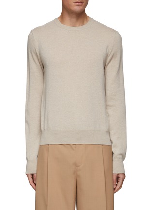Main View - Click To Enlarge - THE ROW - ‘BENJI’ LONG SLEEVE CASHMERE KNIT SWEATER