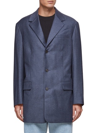 Main View - Click To Enlarge - THE ROW - ‘WINSLOW’ SINGLE BREASTED WOOL JACKET