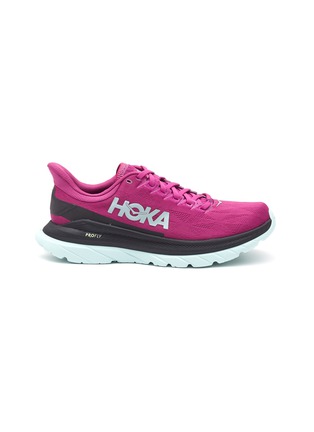 Main View - Click To Enlarge - HOKA - ‘Mach 4’ Low Top Lace Up Mesh Sneakers