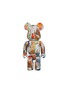 Main View - Click To Enlarge - BE@RBRICK - x Andy Warhol Jean-Michel Basquiat '4' 400% BE@RBRICK