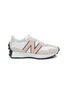 NEW BALANCE - ‘327’ PINK LOGO LOW TOP LACE UP SNEAKERS