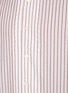  - TOMORROWLAND - Wide Collar Cotton Seersucker Stripe Shirt