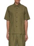 Main View - Click To Enlarge - TOMORROWLAND - Square Cut High Count Linen Shirt