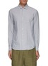 Main View - Click To Enlarge - TOMORROWLAND - Wide Collar Cotton Blend Shirt