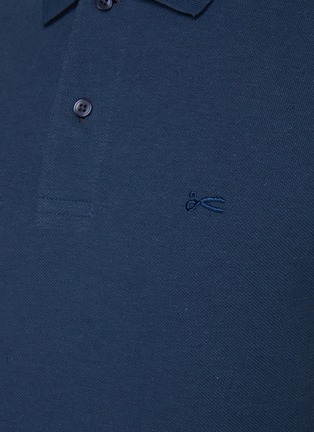  - DENHAM - Cotton Linen Blend Polo Shirt